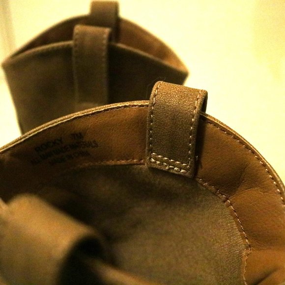 Rachel Zoe Heeled Cowboy Booties - Brown Point tip - Picture 5 of 6